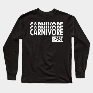 CARNIVORE BEAST Modern Style Original Design Long Sleeve T-Shirt